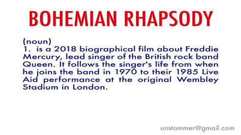 how to pronounce bohemian rhapsody.